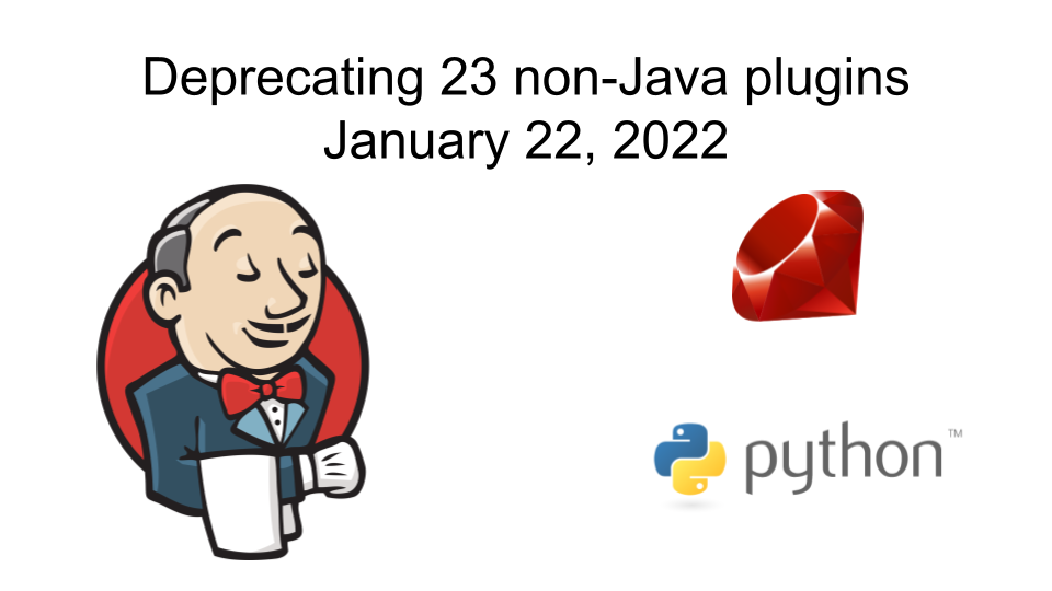 Deprecating non-Java plugins