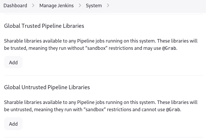 Add a Global Pipeline Library