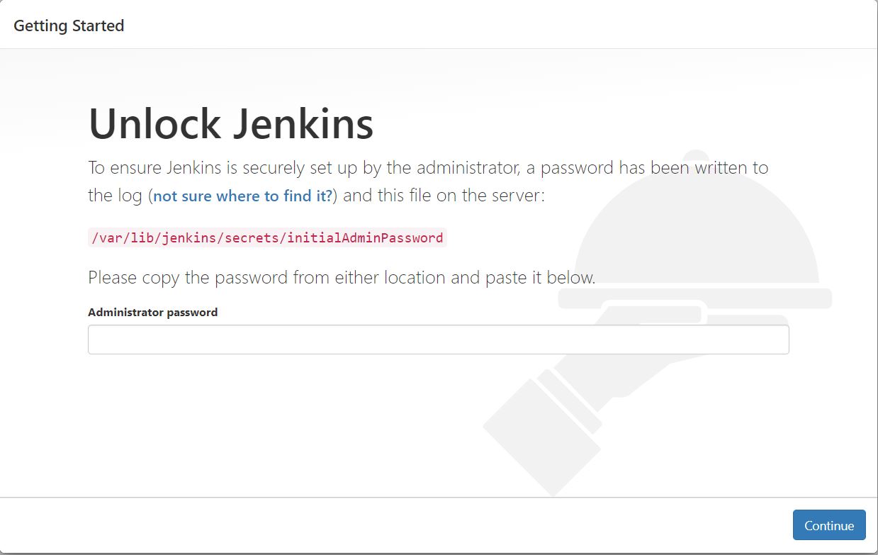 Unlock Jenkins screen