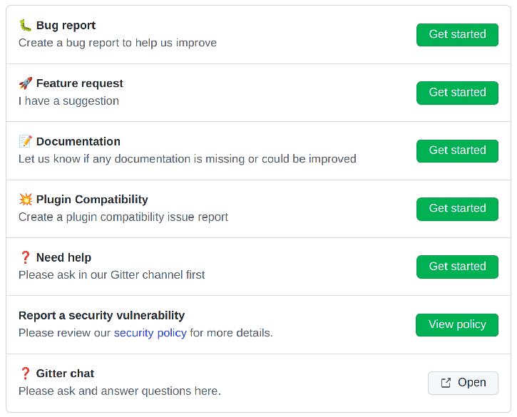 Github Issue Page
