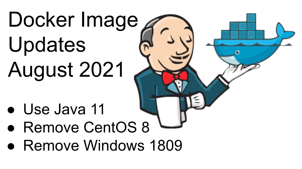 Docker images use Java 11 by default