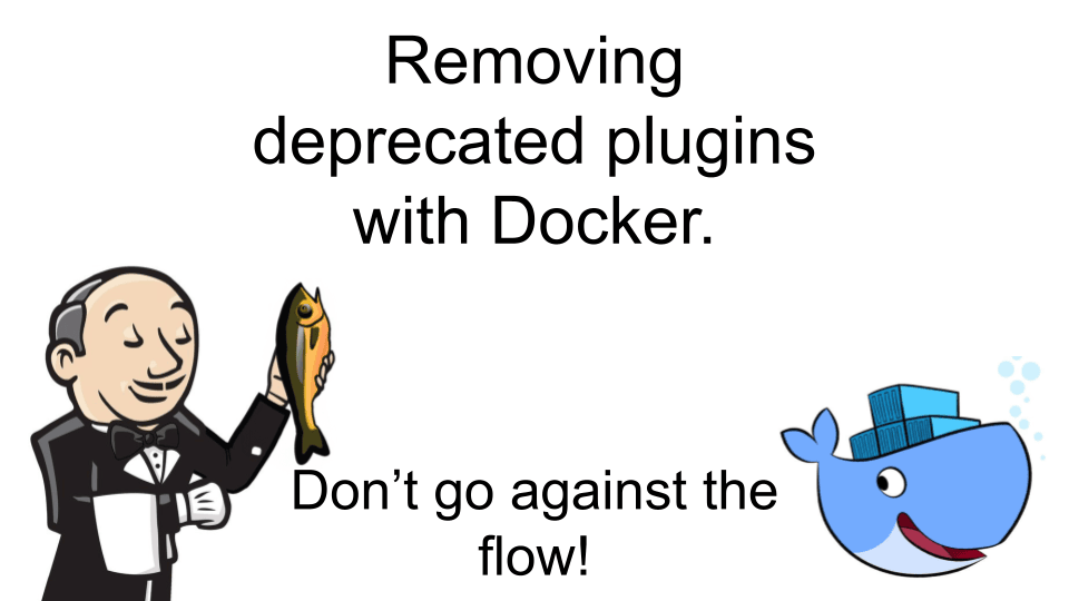 How to remove deprecated plugins from Jenkins while using Docker