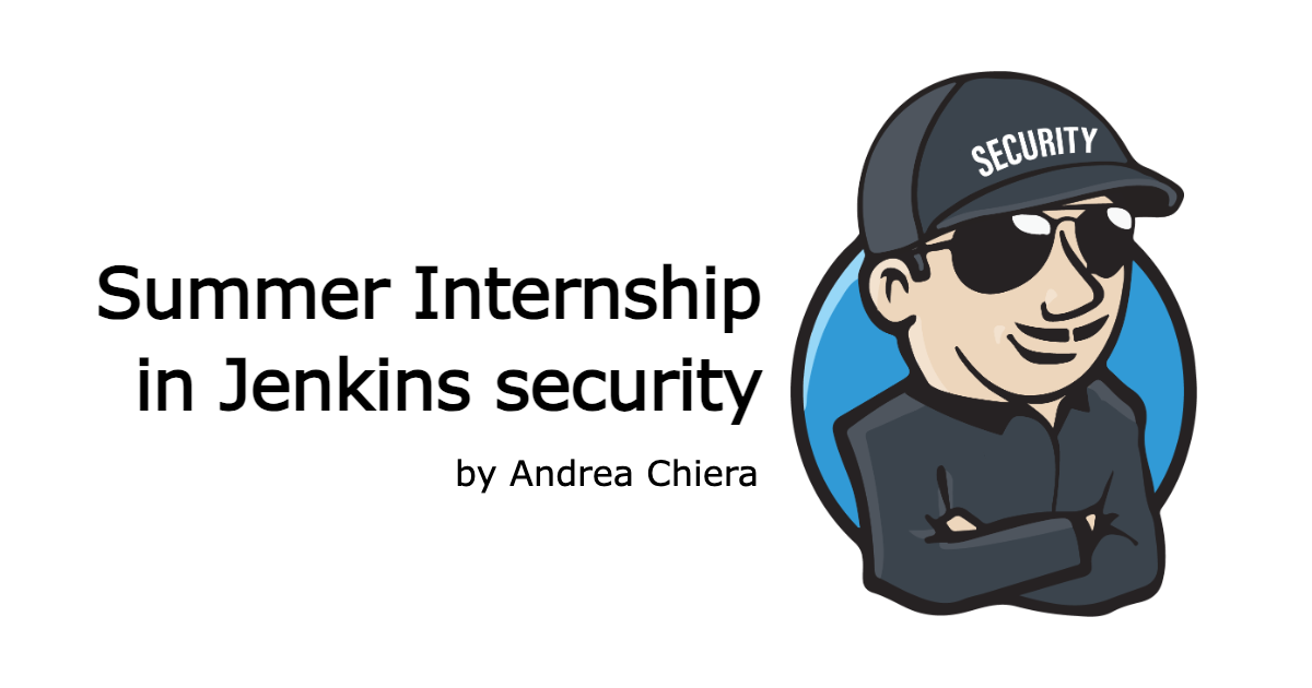 Summer Internship in Jenkins security